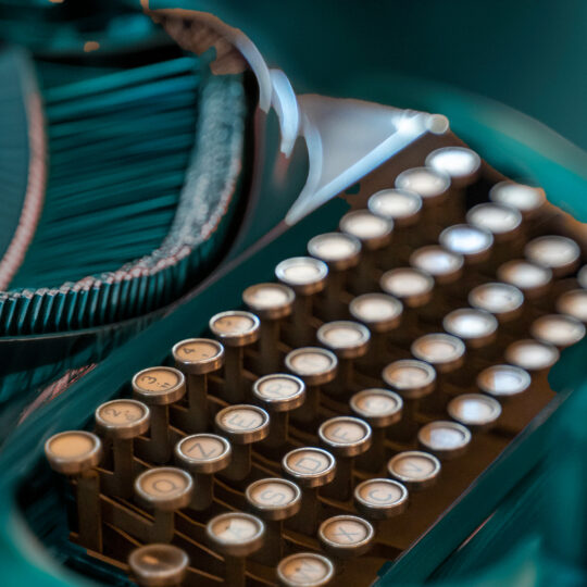 macchina da scrivere storytelling